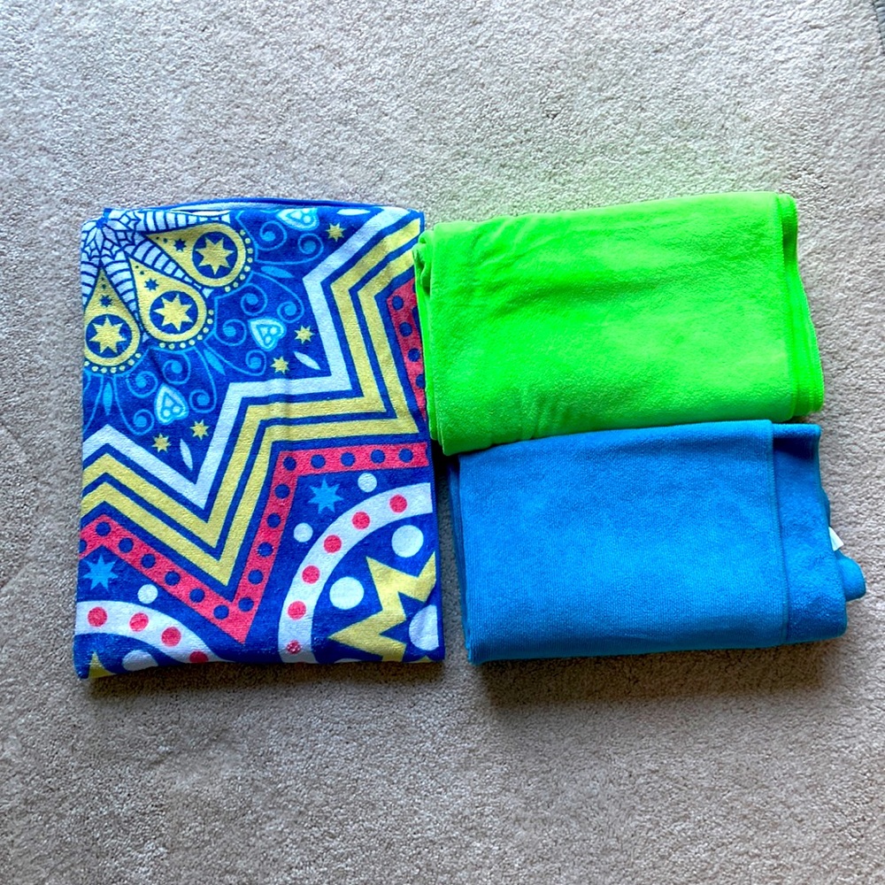 Set of 3 yoga mat towels - marika, aparna brands